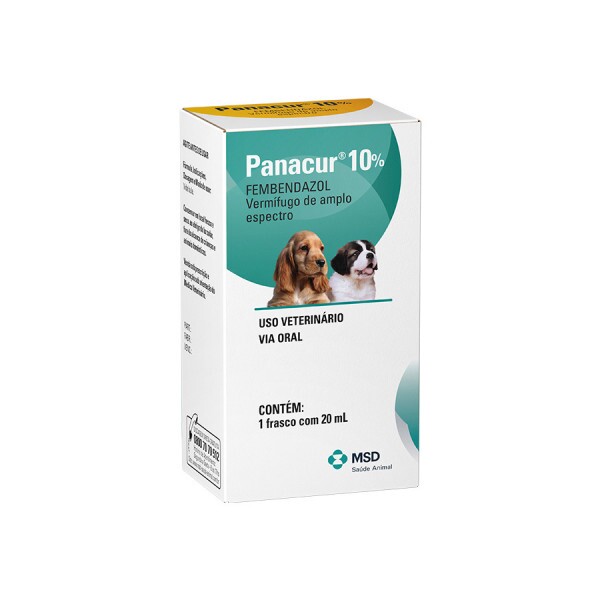 Panacur MSD 10% Suspensão Oral 20ml
