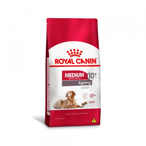 Ração Royal Canin Medium Ageing 10 + Cães Idosos 15kg