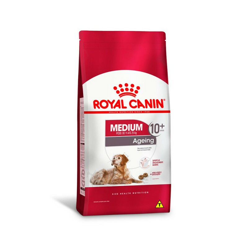 Ração Royal Canin Medium Ageing 10 + Cães Idosos 15kg