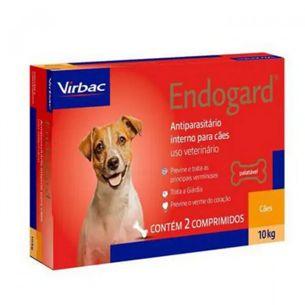 Antiparasitário Virbac Endogard para Cães de Até 10 kg