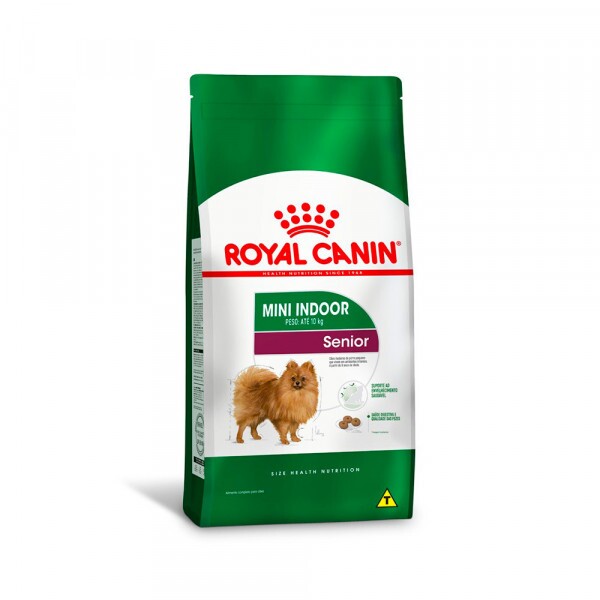 Ração Royal Canin Mini Indoor Cães  SENIOR 1KG