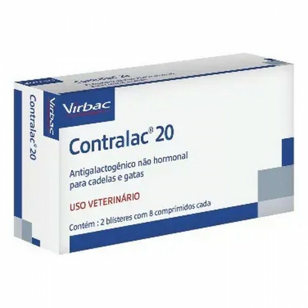 Contralac 20 Inibidor de Lactação Virbac 