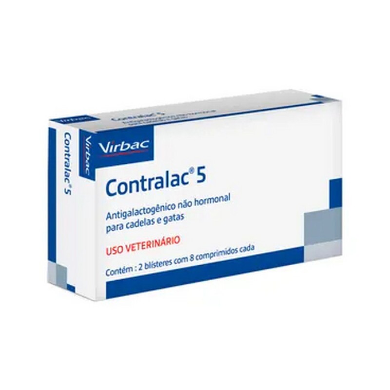 Contralac 5 Inibidor de Lactação Virbac 