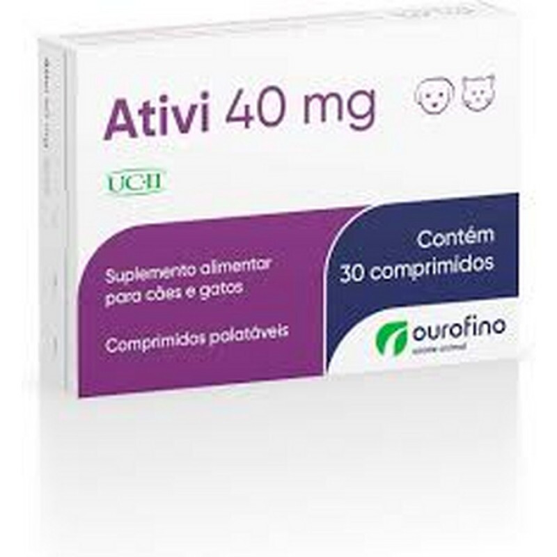Suplemento Ativi para Cães e Gatos 40mg