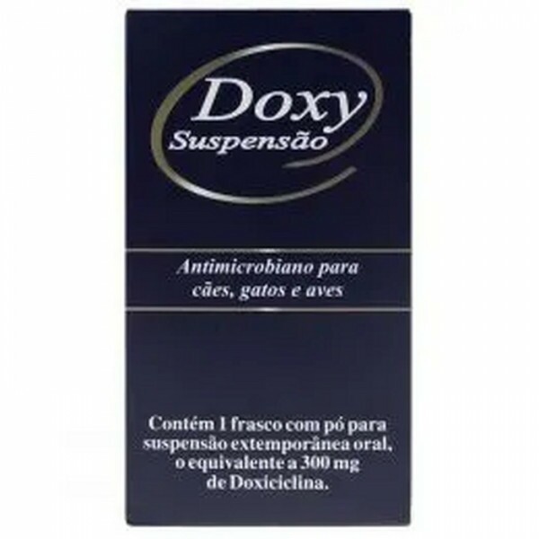 Doxy Suspensão Cepav 300mg Antibiótico para Cães e Gatos