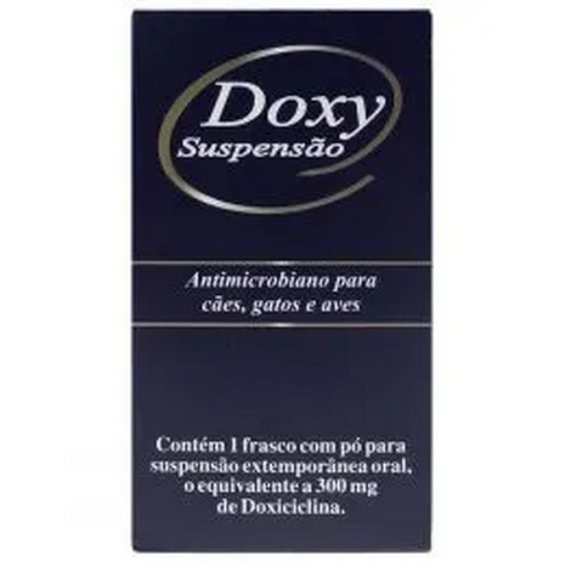 Doxy Suspensão Cepav 300mg Antibiótico para Cães e Gatos
