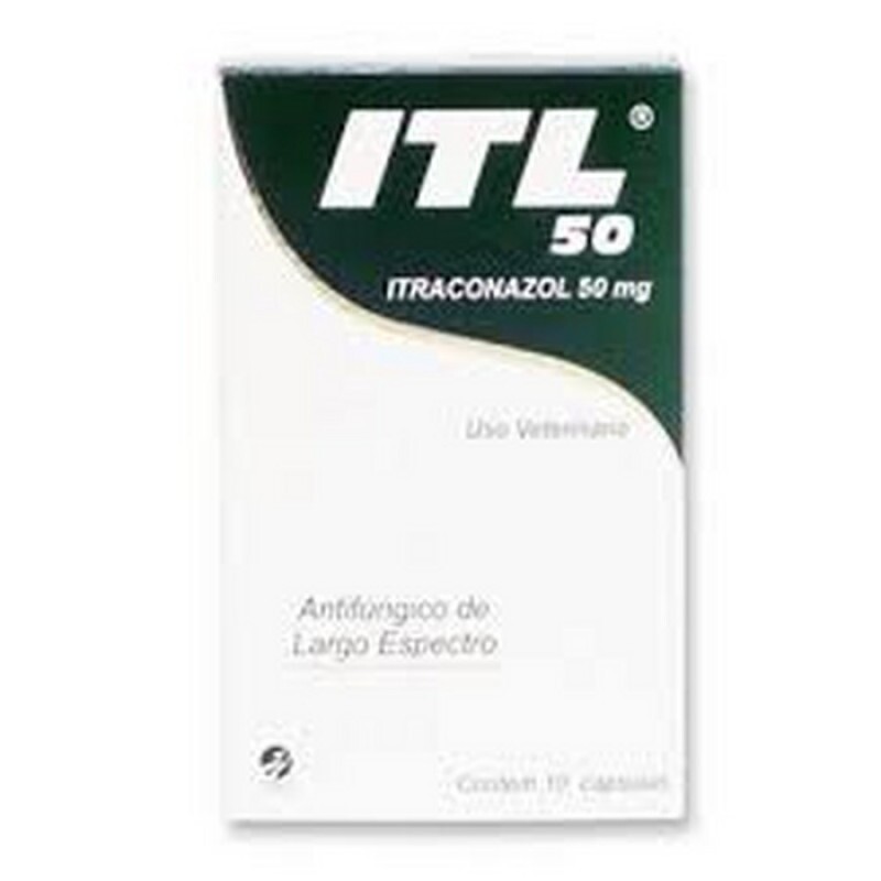 ITL 50 Itraconazol 50mg Antifúngico Cepav 10 cápsulas