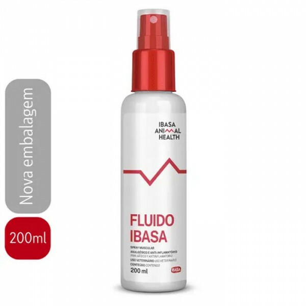 Fluido Ibasa Spray Muscular para Cães 200ml