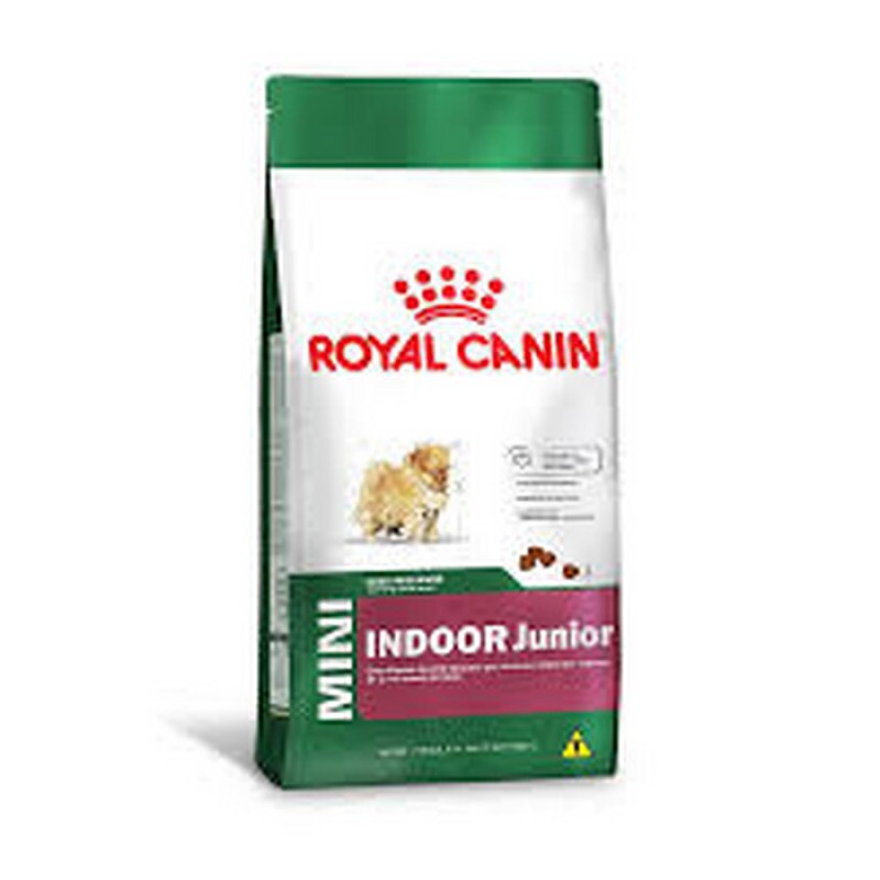 Ração Royal Canin Mini Indoor Cães Filhotes 1KG - UN