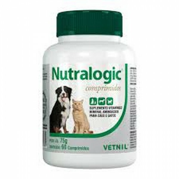 Nutralogic Comprimidos para Cães e Gatos 75 g