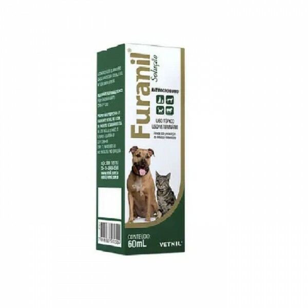 Furanil Solução Spray Vetnil para Cães e Gatos 60 ml