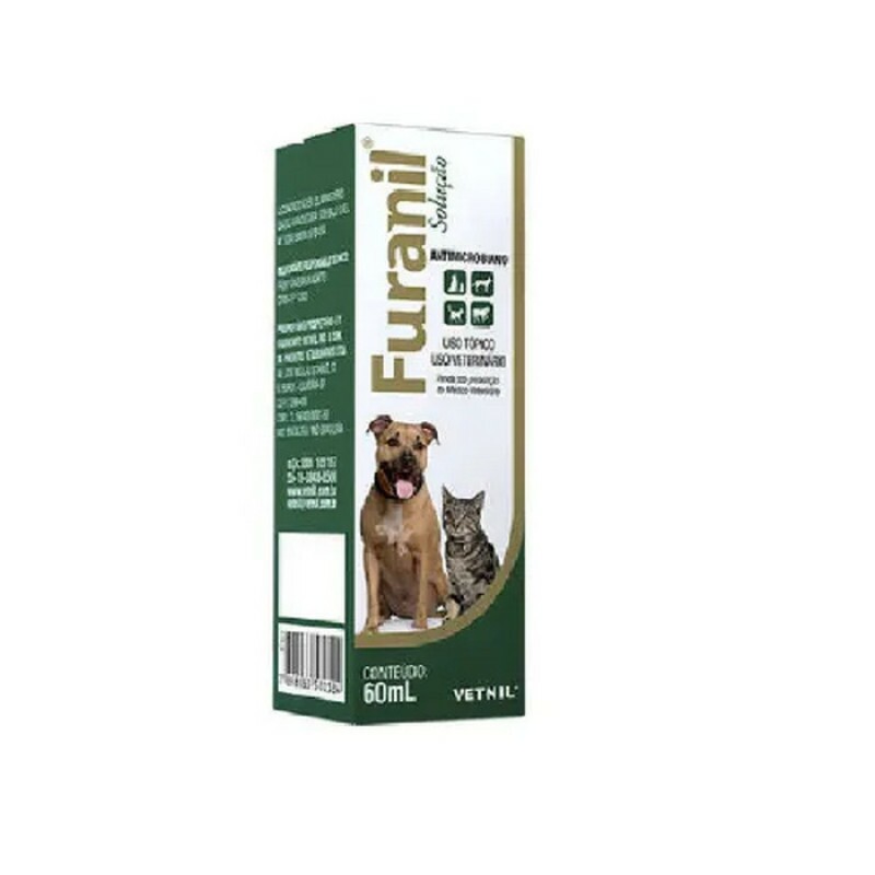Furanil Solução Spray Vetnil para Cães e Gatos 60 ml