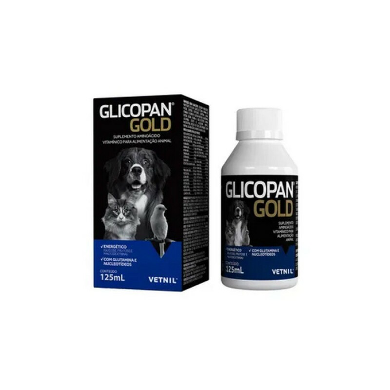 Glicopan Gold Suplemento de Vitaminas para Pets Vetnil 30 ml 125ML - FT
