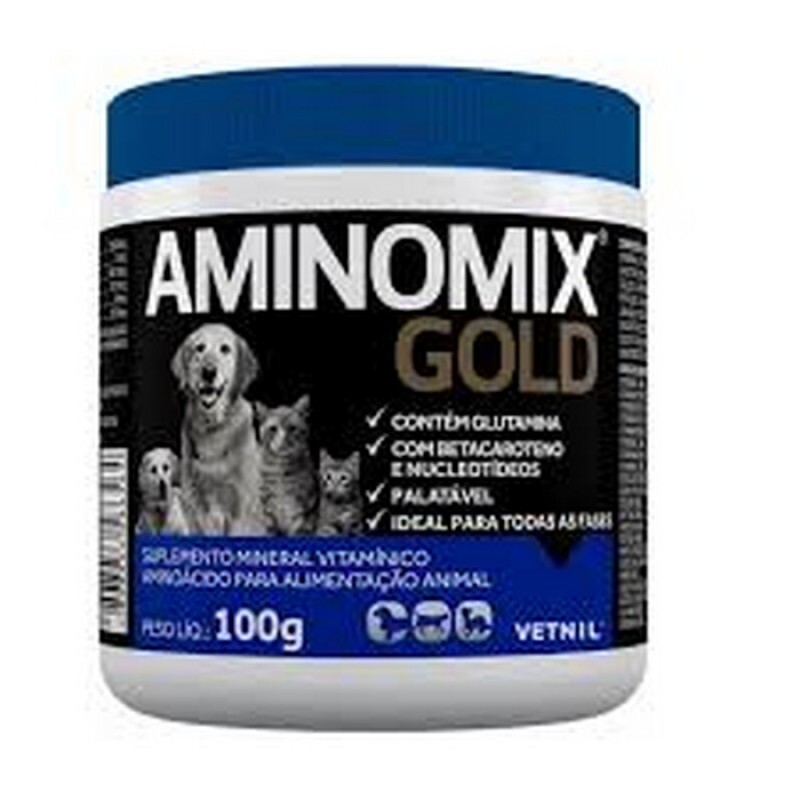 Aminomix Pet Gold Vetnil 100G - PT