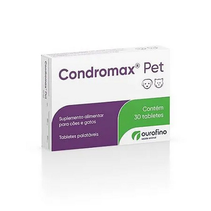 Suplemento para Cães e Gatos Condromax Pet 30 tabletes