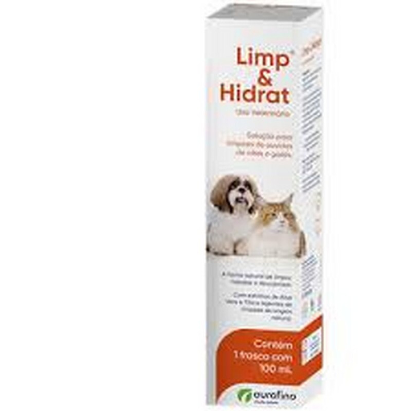 Limp & Hidrat Solução Otológica para Cães e Gatos 100 ml
