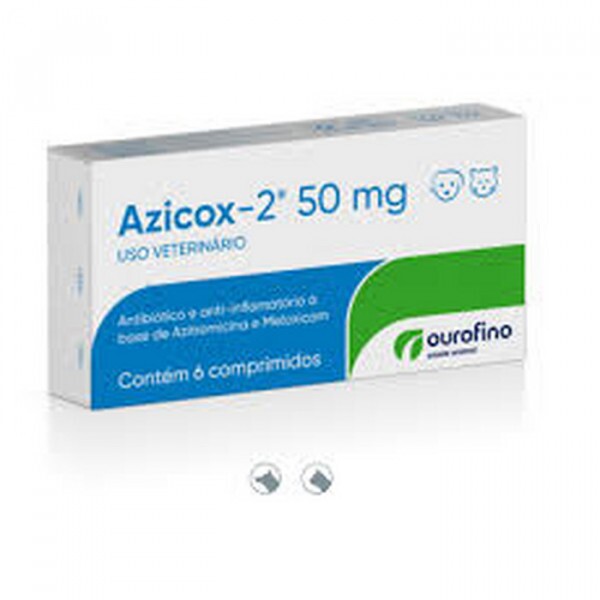 Azicox 2 50mg Ourofino 6 Comprimidos