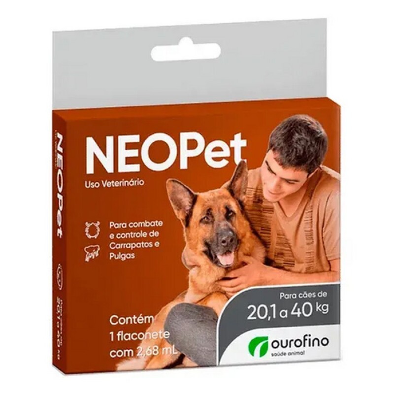 Antipulgas e Carrapatos Neopet Cães 20,1 a 40kg 2,68 ml