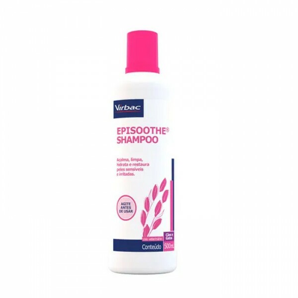 Shampoo Dermatológico Virbac Episoothe 500 ml