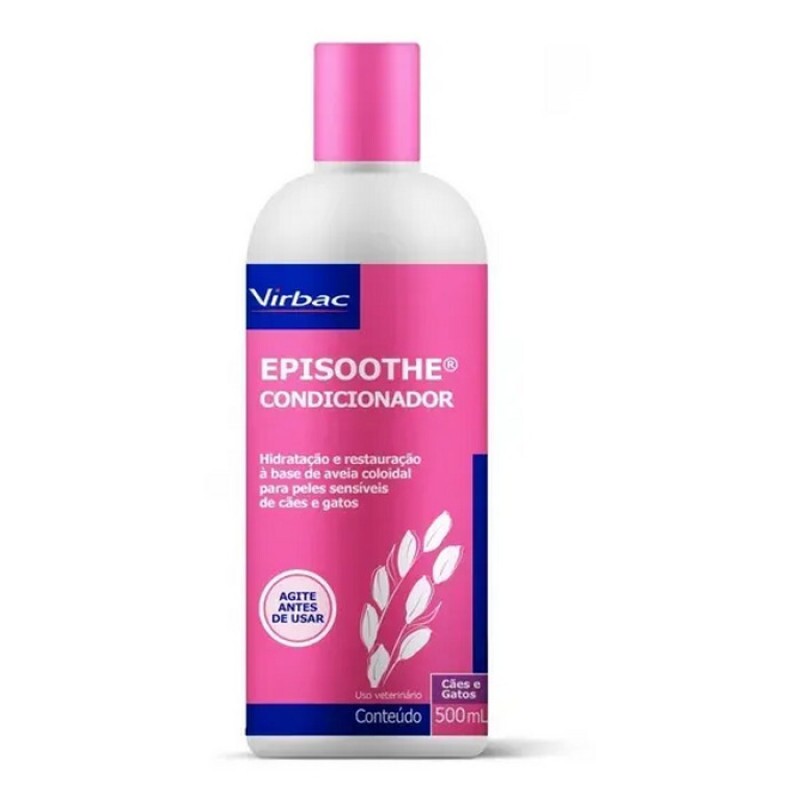 Episoothe Condicionador Virbac 500ml Cães Gatos