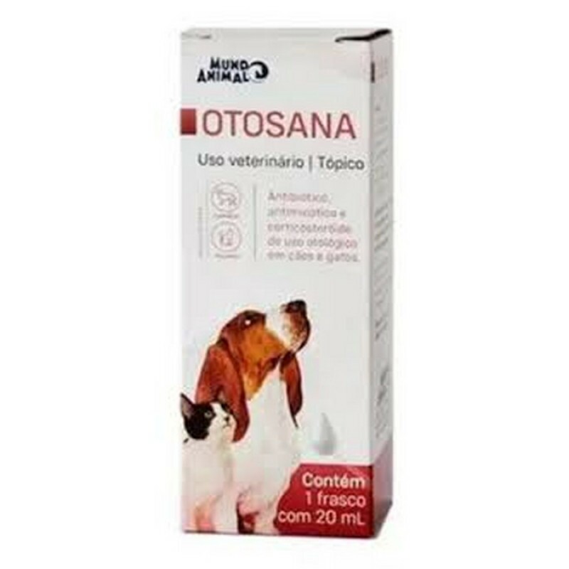 Otosana Solução Otológica Mundo Animal 20 ml