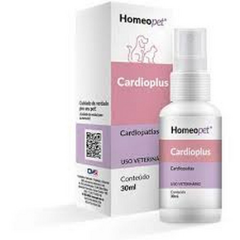 Cardioplus Medicamento Homeopático Homeopet para Cães e Gatos - 30 ml