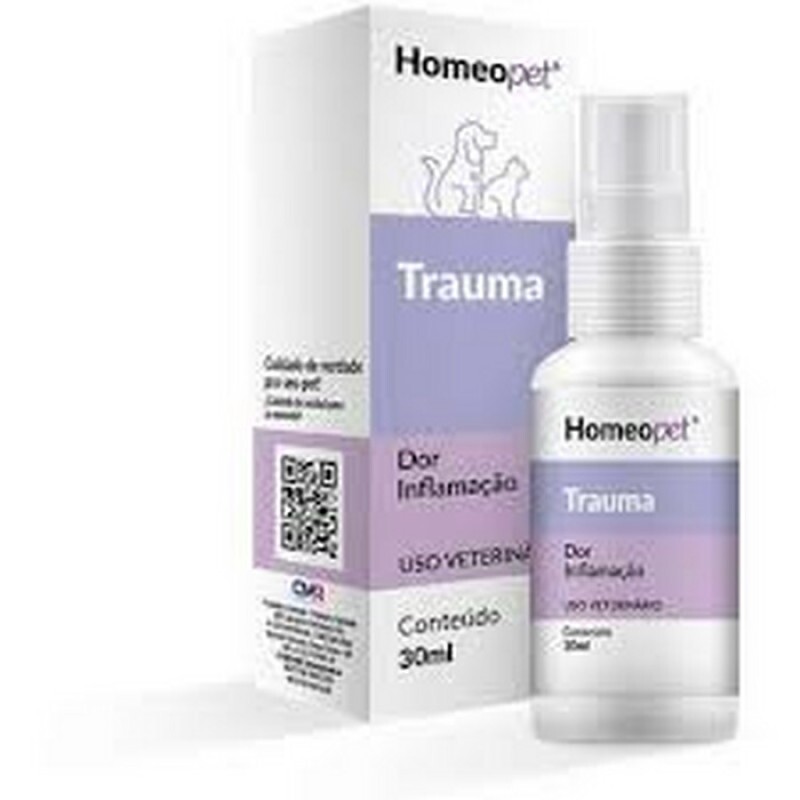 Sistema de Terapia Homeopet para Cães e Gatos Trauma