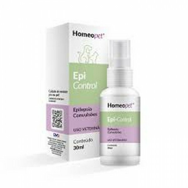 Sistema de Terapia Homeopet para Cães e Gatos Epilepsia e Convulsões Epi Control 30 ml