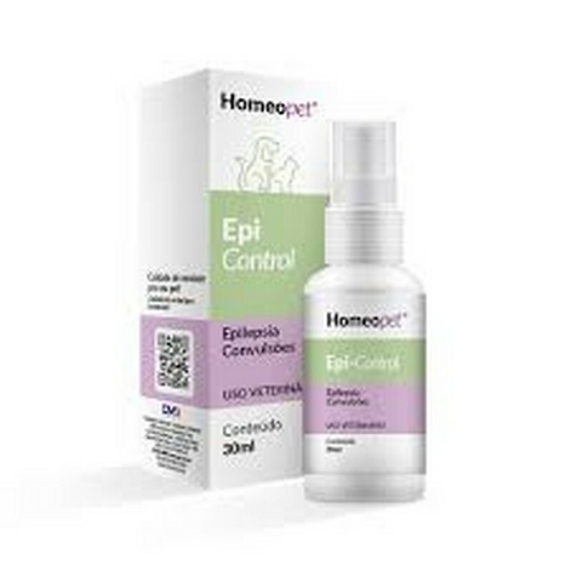Sistema de Terapia Homeopet para Cães e Gatos Epilepsia e Convulsões Epi Control 30 ml