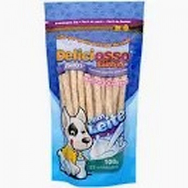 Osso Deliciosso Baby Palito Fino Leite para Cães Filhotes