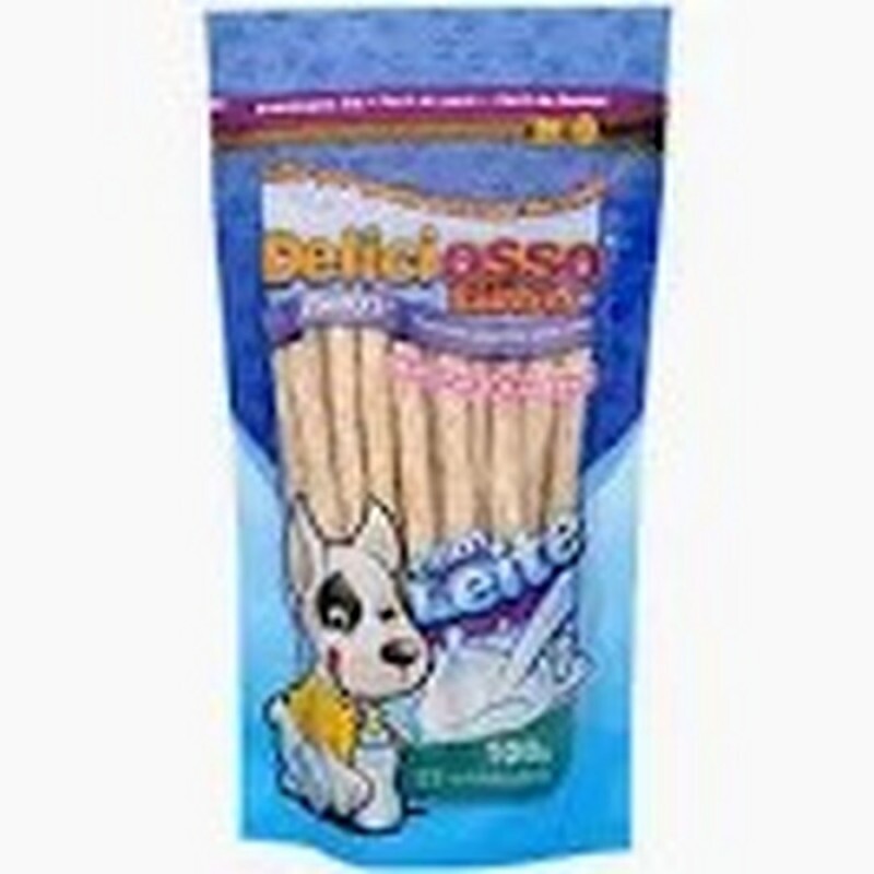 Osso Deliciosso Baby Palito Fino Leite para Cães Filhotes