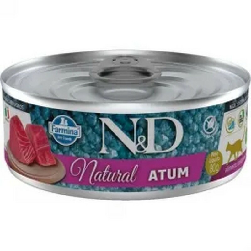 Ração Úmida ND Natural Atum 80g - Farmina