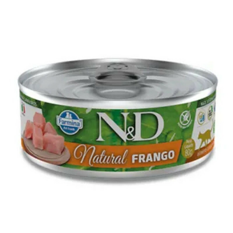 Ração ND Úmido Natural Frango 80g - Farmina