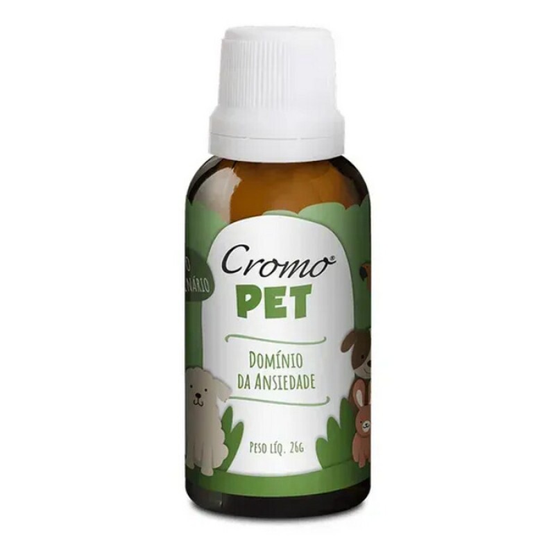 Domínio da Ansiedade Pet Floral ANSIECALM PET 26g - CromoPet Cromo Pet