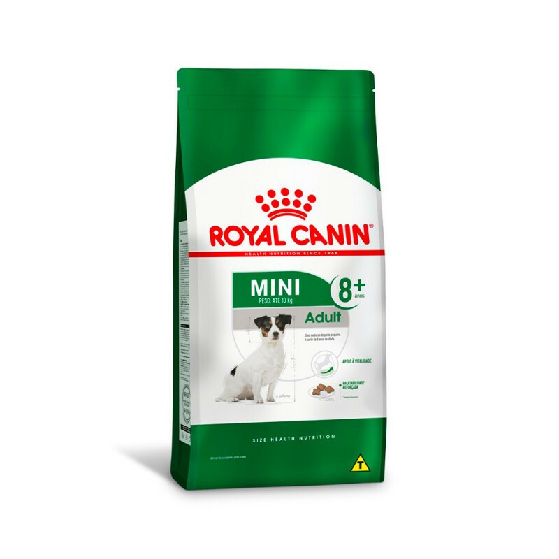 Ração Royal Canin Mini Adult 8+ Cães Adultos 1KG - UN