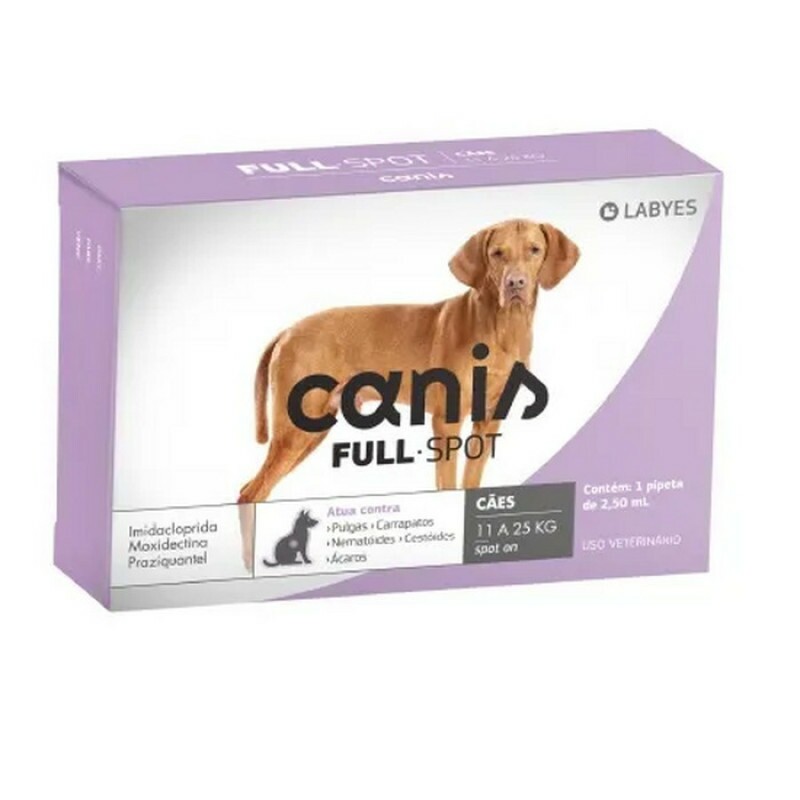 Antiparasitário Labyes Canis Fullspot para Cães de 11 a 25 kg