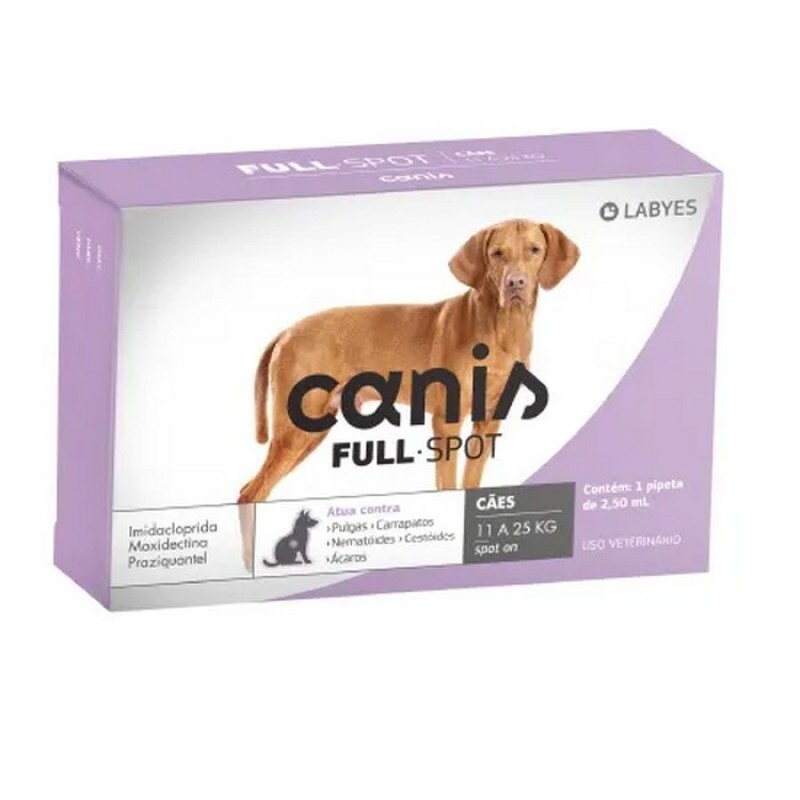 Antiparasitário Labyes Canis Fullspot para Cães de 11 a 25 kg