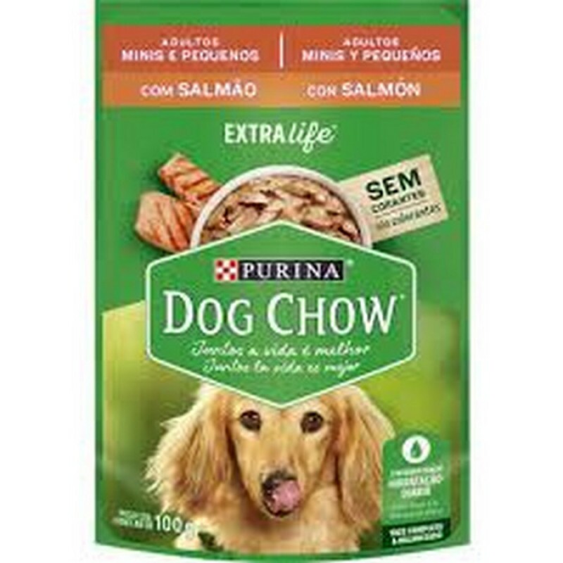 DOG CHOW Sache Adulto Racas Pequenas Salmao 100g