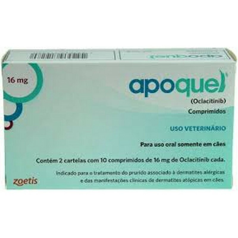Apoquel 16mg Zoetis Dermatológico para Cães