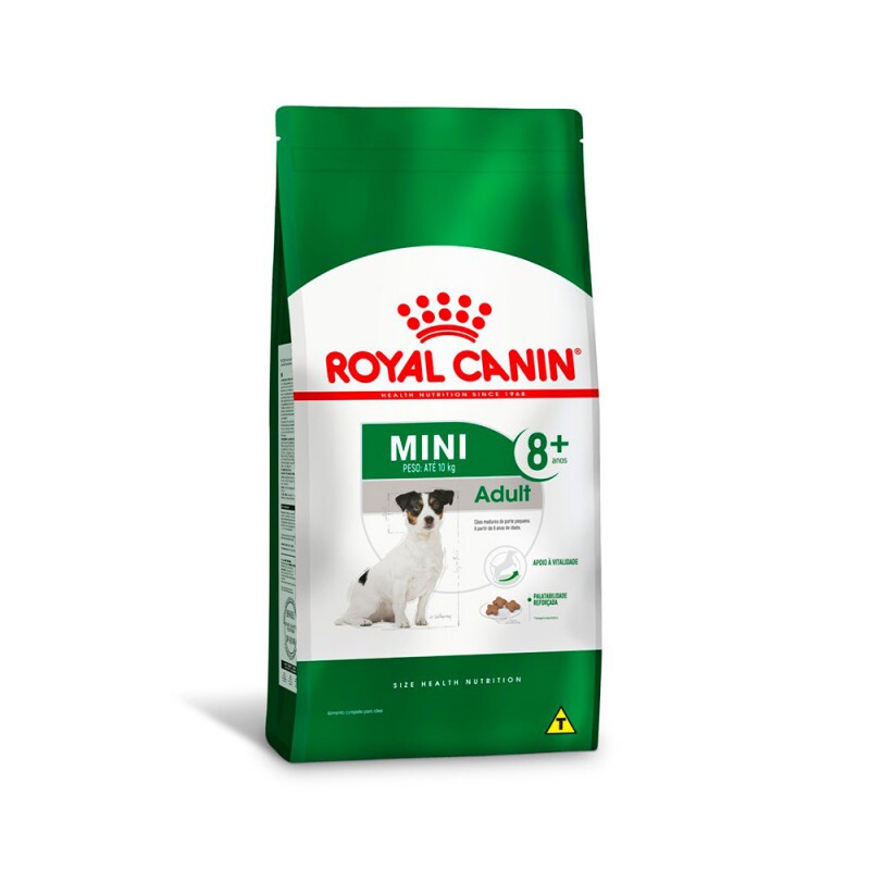 Ração Royal Canin Mini Adult 8+ Cães Adultos 7,5KG - UN