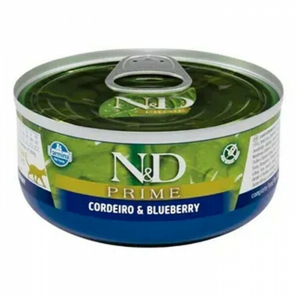 Ração Úmida N&D Prime Cães Cordeiro e Blueberry 70g