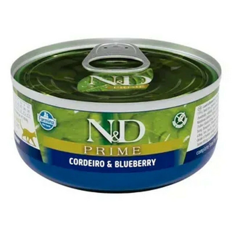 Ração Úmida N&D Prime Cães Cordeiro e Blueberry 70g