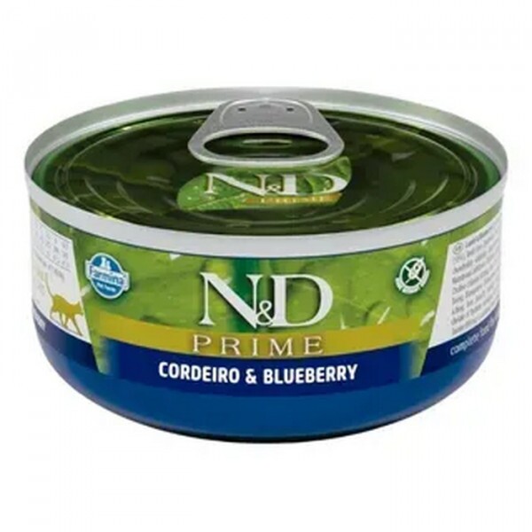 Ração Úmida N&D Prime Cães Cordeiro e Blueberry 70g