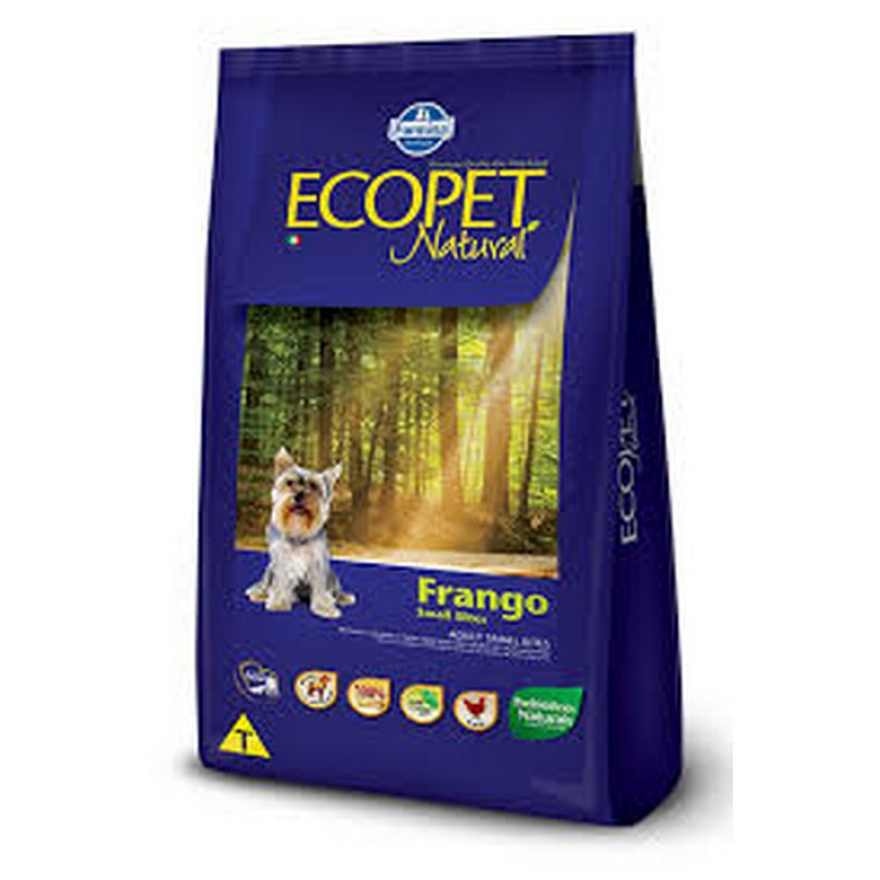Ração Ecopet para Cães Adultos Raças Pequenas sabor Frango 3KG