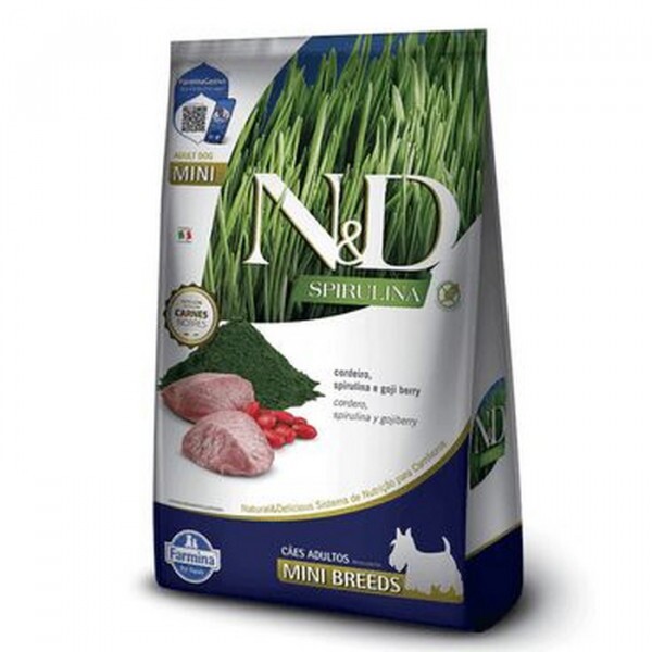 Ração N&D Spirulina Cães Adultos Mini Cordeiro 2 kg