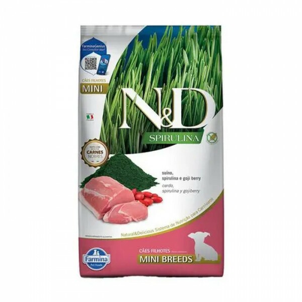Ração N&D Spirulina Cães Puppy Mini Suíno 2 kg