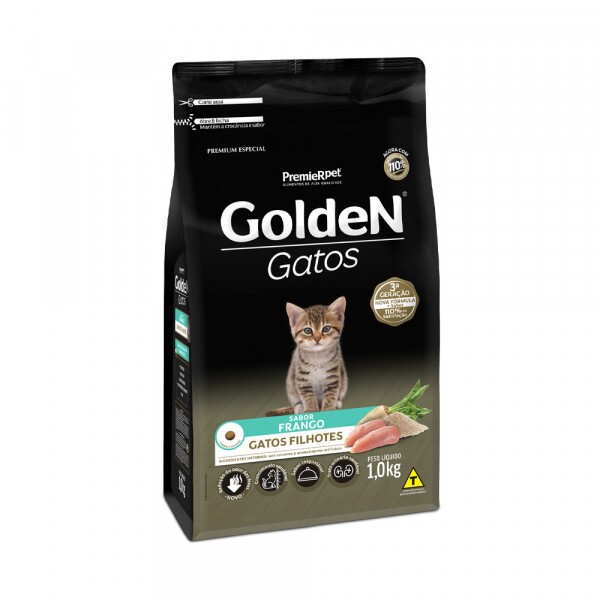 Ração Golden para Gatos Filhotes Sabor Frango 1KG