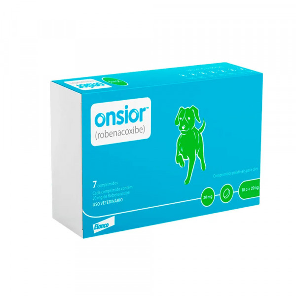 Onsior 20mg Anti-inflamatório para Cães 7 comprimidos