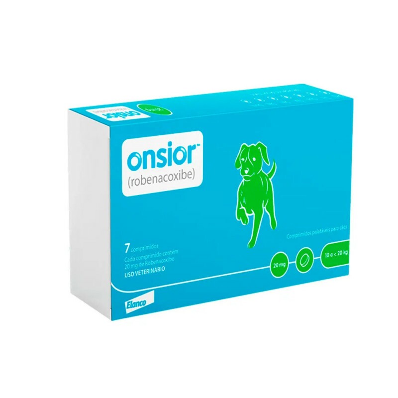 Onsior 20mg Anti-inflamatório para Cães 7 comprimidos