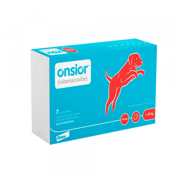 Onsior 40mg Anti-inflamatório para Cães 7 comprimidos